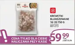 Selgros Krewetki Blanszowane oferta