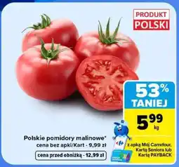 Carrefour Polskie pomidory malinowe oferta