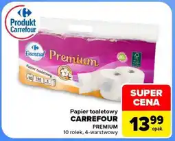 Carrefour Papier toaletowy CARREFOUR PREMIUM oferta