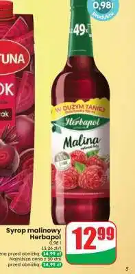 Dino Syrop malinowy Herbapol oferta