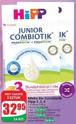 Dino Mleko Bio Combiotik Hipp 2, 3, 4 oferta