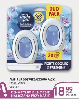 Selgros Ambi Pur Odświeżacz Duo Pack oferta