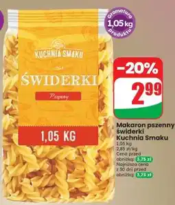 Dino Makaron pszenny świderki Kuchnia Smaku oferta