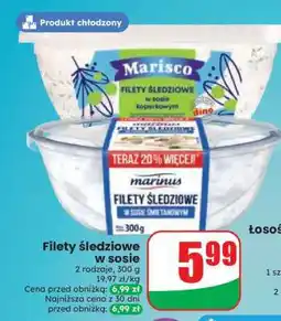 Dino Filety śledziowe w sosie oferta
