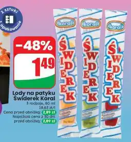 Dino Lody na patyku ŚWIDEREK KORAL oferta