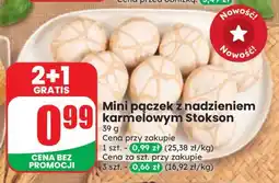 Dino Mini pączek z nadzieniem karmelowym Stokson oferta