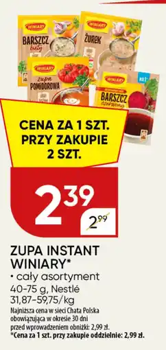 Chata Polska Zupa Instant Winiary oferta