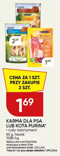 Chata Polska Karma dla psa lub kota Purina oferta