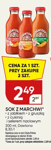Chata Polska Sok z marchwi Dawtona oferta