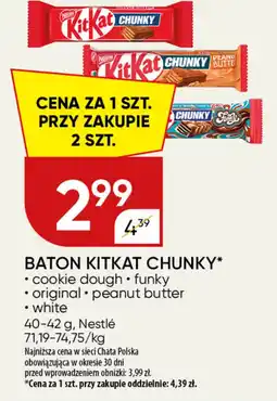 Chata Polska Baton KitKat Chunky oferta