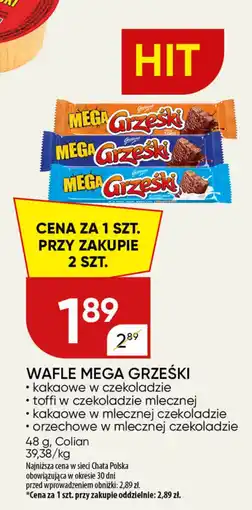 Chata Polska Wafle Mega Grześki oferta