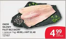 Selgros Okoń Niłowy Filet Bez Skóry oferta