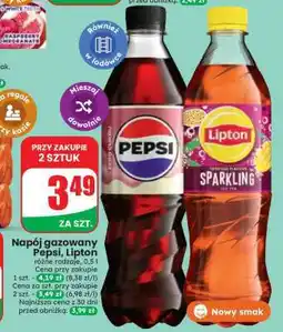 Dino Napój gazowany Pepsi, Lipton oferta