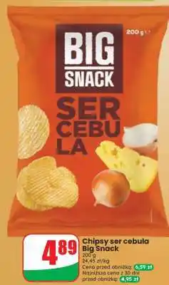 Dino Chipsy ser cebula Big Snack oferta