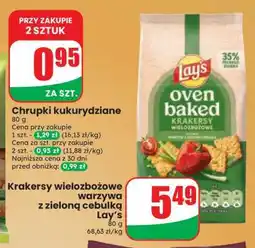 Dino Krakersy wieloziarniste warzywa z zieloną cebulką Lay’s oferta