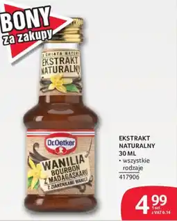 Selgros Dr. Oetker Ekstrakt Naturalny Wanilia Bourbon oferta