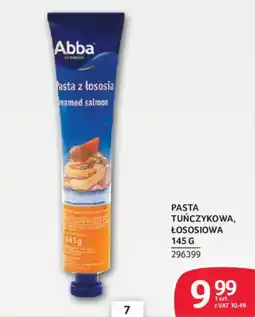 Selgros Abba Pasta Tuńczykowa, Łososioowa oferta