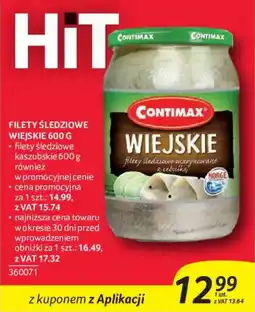 Selgros Filety śledziowe wiejskie Contimax oferta