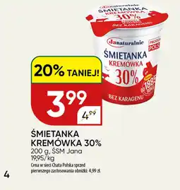 Chata Polska Śmietanka Kremówka 30% Janaturalnie oferta