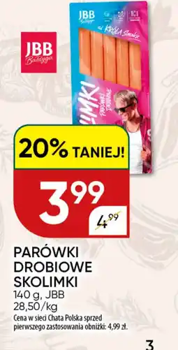 Chata Polska Parówki drobiowe skolimki JBB oferta