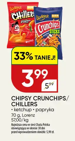 Chata Polska Chipsy Crunchips/Chillers oferta