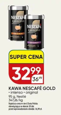 Chata Polska Kawa Nescafé Gold oferta