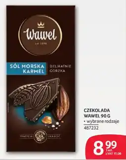 Selgros Czekolada Wawel Sól Morska Karmel Delikatnie Gorzka oferta