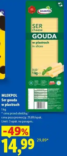 Lidl Mlekpols Ser Gouda oferta