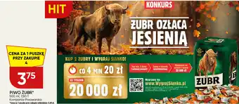 Chata Polska Piwo Żubr oferta