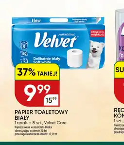Chata Polska Papier Toaletowy Biały Velvet Care oferta