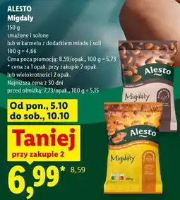 Lidl Alesto Migdały oferta
