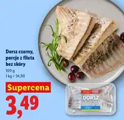 Lidl Dorsz czarny oferta