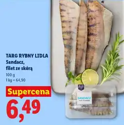 Lidl Sandacz, filet ze skórą oferta