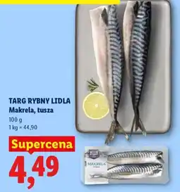 Lidl Makrela, tusza oferta