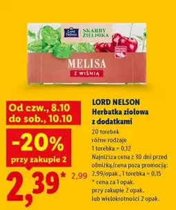 Lidl SKARBY ZIELNIKA MELISA Z WIŚNIĄ oferta