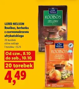 Lidl Lord Nelson Rooibos Zielony oferta