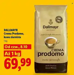 Lidl Dallmayr Crema Prodomo, kawa ziarnista oferta