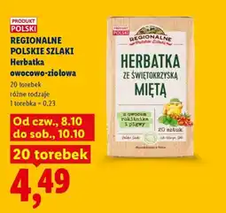 Lidl Herbatka ze Świętokrzyską Miętą oferta