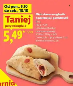Lidl Minicalzone margherita z mozzarellą i pomidorami oferta