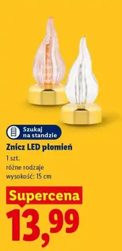Lidl Znicz LED płomień oferta