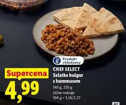 Lidl CHEF SELECT Sałatka bulgur z hummusem oferta