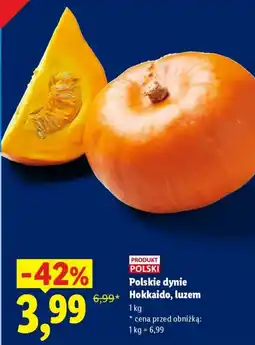 Lidl Polskie dynie Hokkaido, luzem oferta