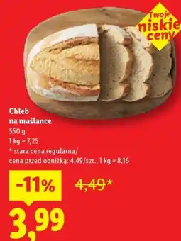 Lidl Chleb na maślance oferta