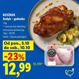 Lidl Rzeźnik Indyk - golonka oferta