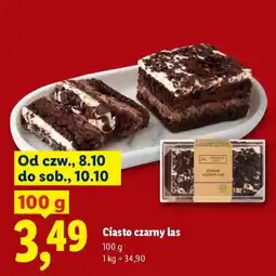 Lidl Ciasto czarny las oferta