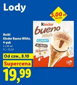 Lidl Rożki Kinder Bueno White oferta
