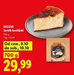 Lidl Deluxe Sernik baskijski oferta