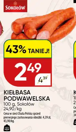 Chata Polska Kiełbasa Podwawelska oferta