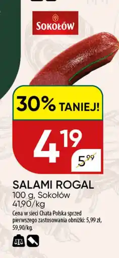 Chata Polska Salami Rogal Sokołów oferta