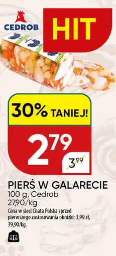 Chata Polska Pierś w galarecie Cedrob oferta